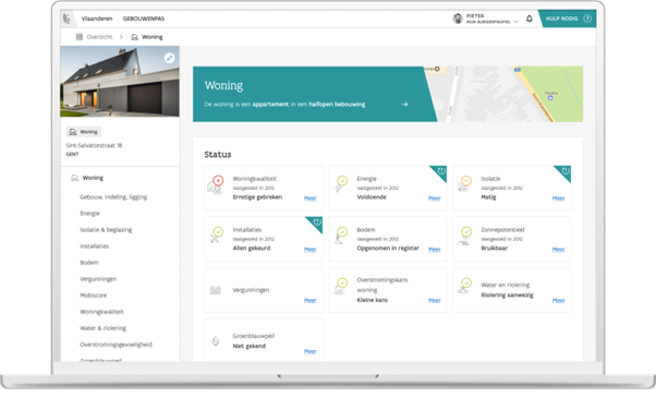 woningpas website screenshot